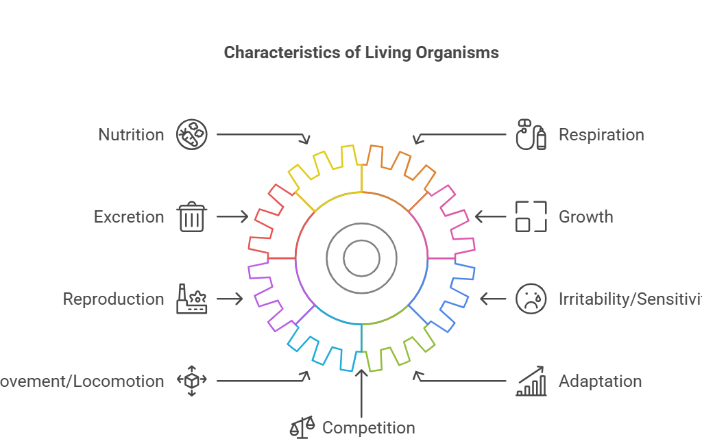 Characteristics of Living Organisms - Dantops Academy